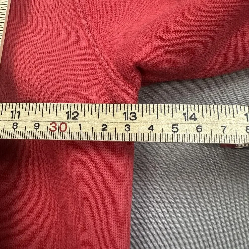 Polo Ralph Lauren Hoodie Boys 5 Red Full Zip Big Pony Embroidered Sweatshirt